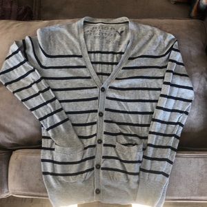 American Eagle Striped Cardigan